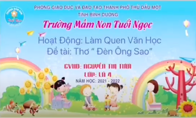 LQVH:THƠ ĐÈN ÔNG SAO_CÔ NGUYỄN THỊ TƯƠI