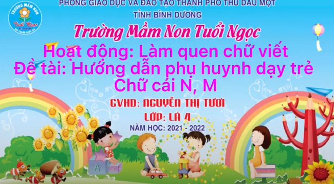 CHỮ N, M