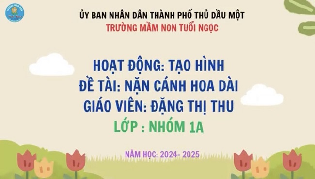 TH: NẶN CÁNH HOA DÀI