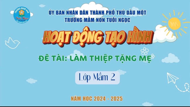 TH: LÀM THIỆP TẶNG MẸ