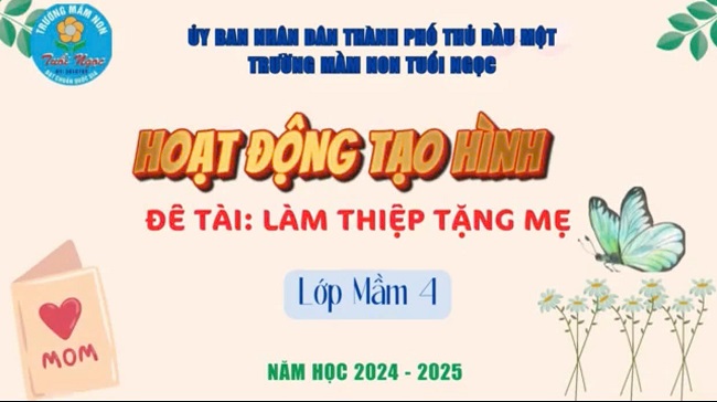 TH: Làm thiệp tặng mẹ