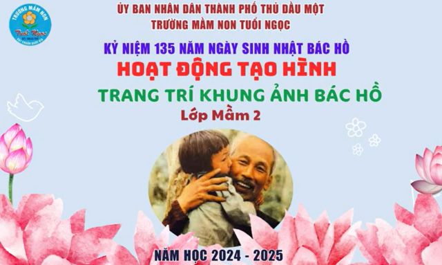 TH: TRANG TRÍ KHUNG ẢNH BÁC